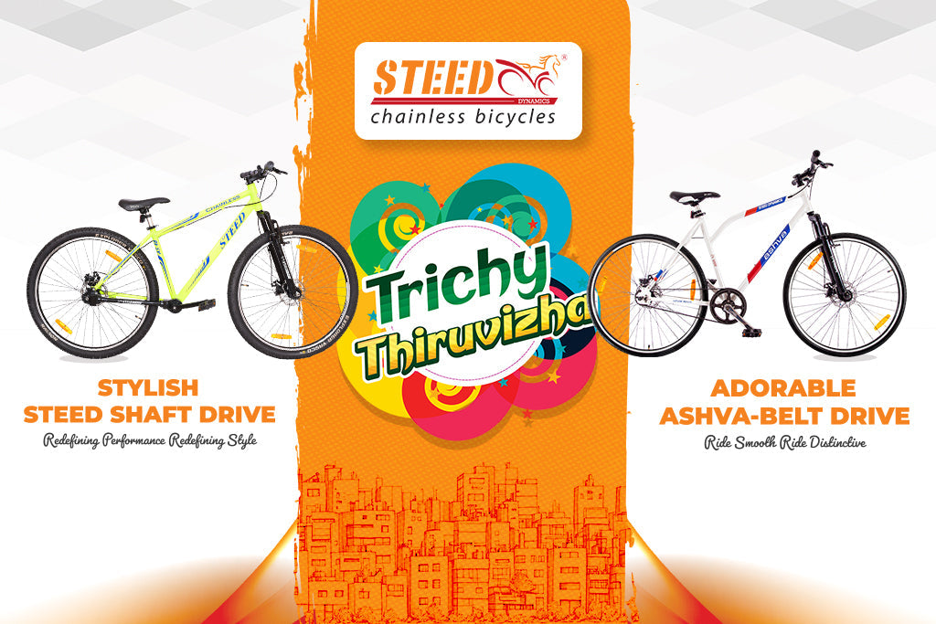 Steed Chainless Bicycles at Trichy Thiruvizha 2025