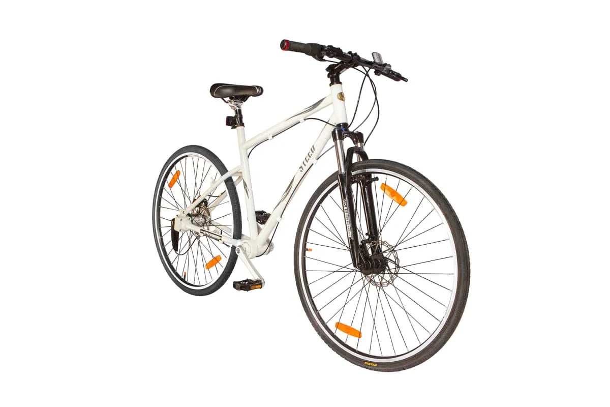 Buy Bicycle Online TCS Three Speed Suspension fork White with Black