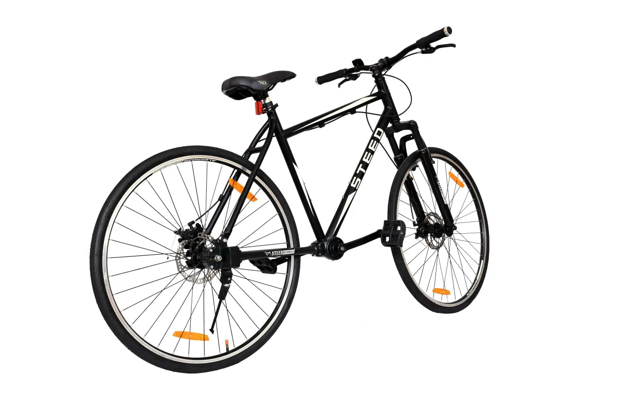 Buy Bicycle Steed SS-52 Single Speed Suspension Fork Black with White Online