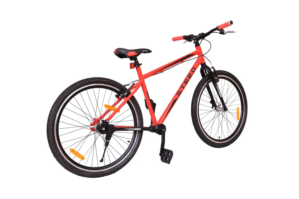 Buy Single Speed Bicycle Online SR-48 Matte Red with Black