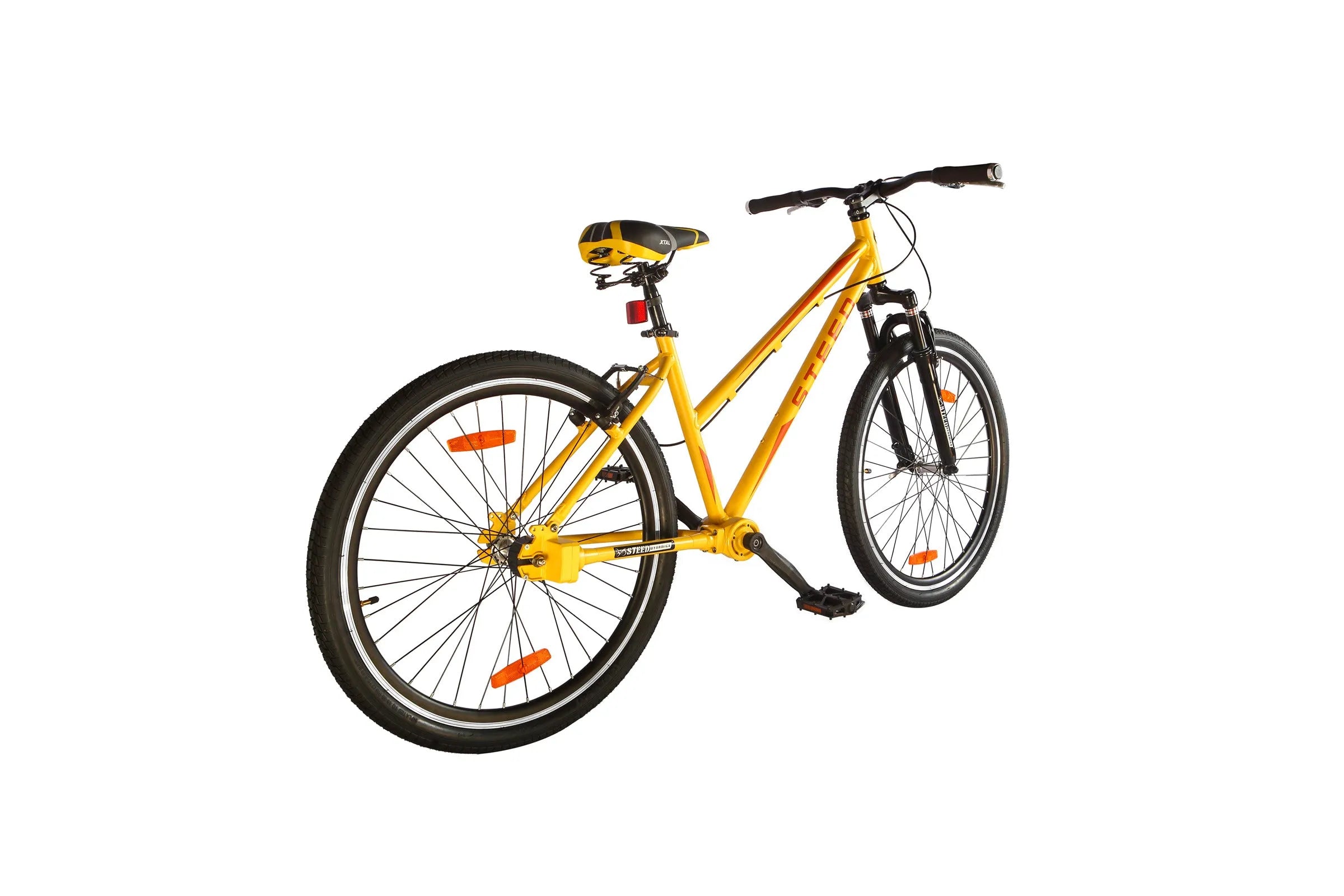 Buy Steed SSU-42 Single Speed Yellow with Orange Bicycle