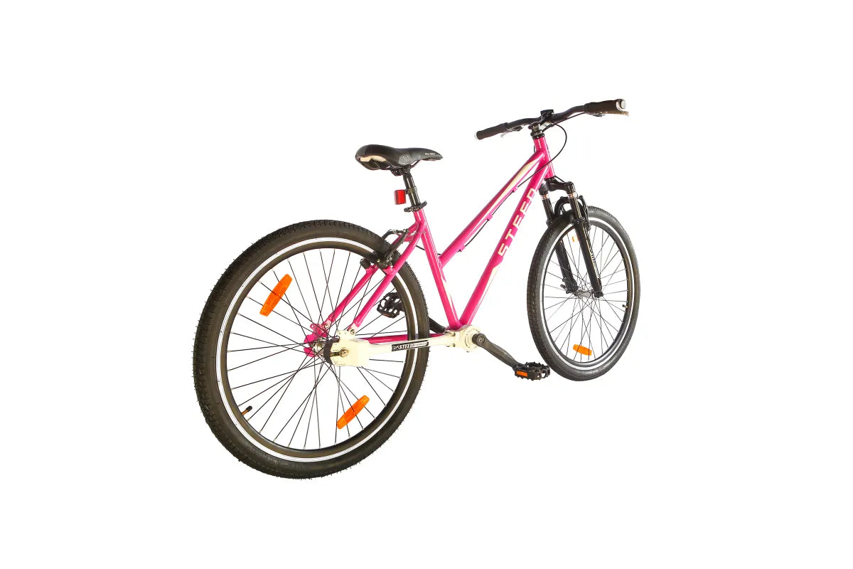 Buy Universal Single Speed Bicycle Steed SSU-42 Glossy Pink with White