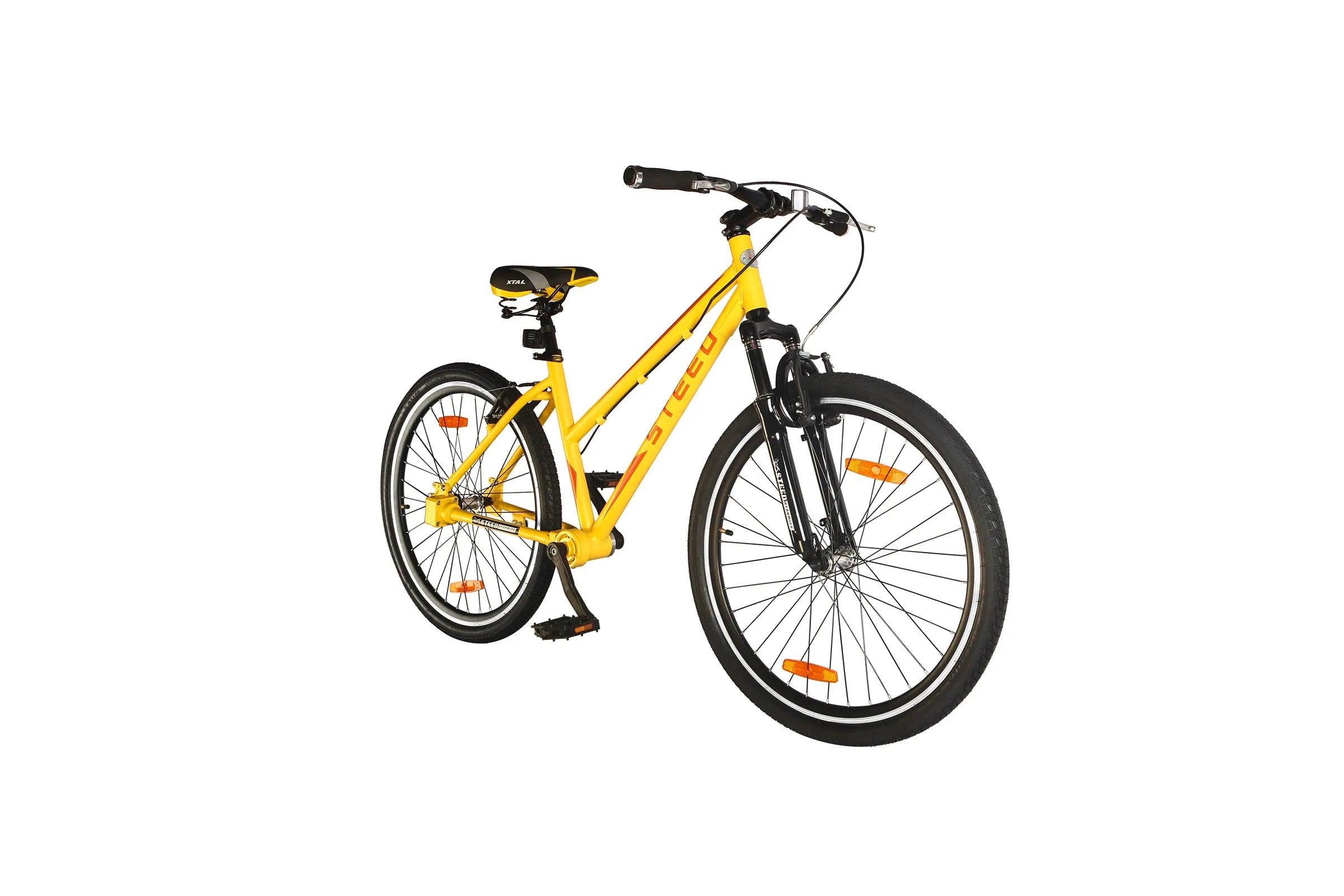 Buy Universal Single Speed Bicycle Steed SSU-42 Yellow with Orange