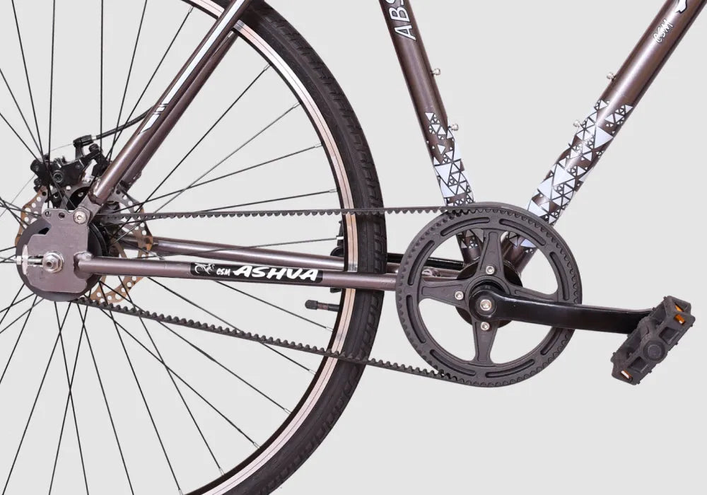 Steed Ashva Belt Drive Bicycle Synchronous