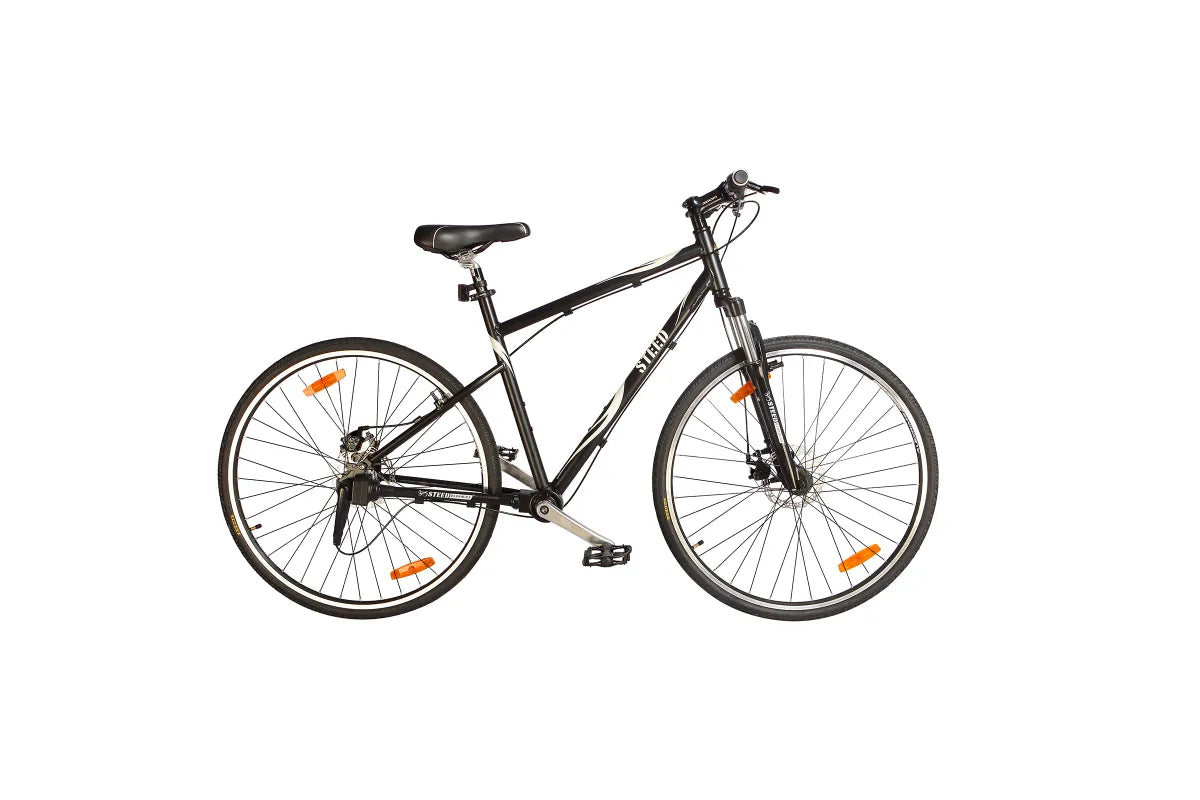 Steed TCS Three Speed Suspension Fork with Lock Hydraulic Disc Brake