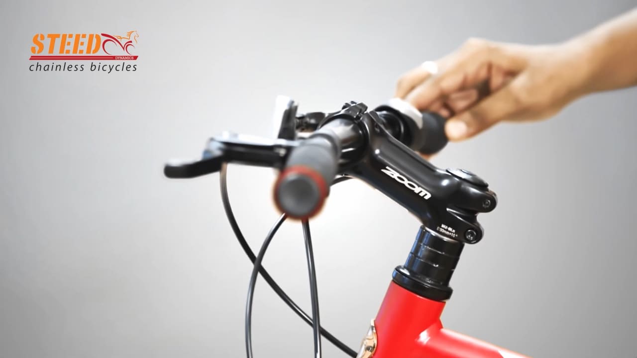 Fork Play Adjustment in Steed chainless Bicycles