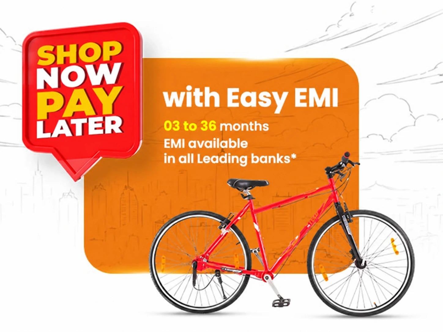 Steed Shop Now, Pay Later Bicycle EMI Ad