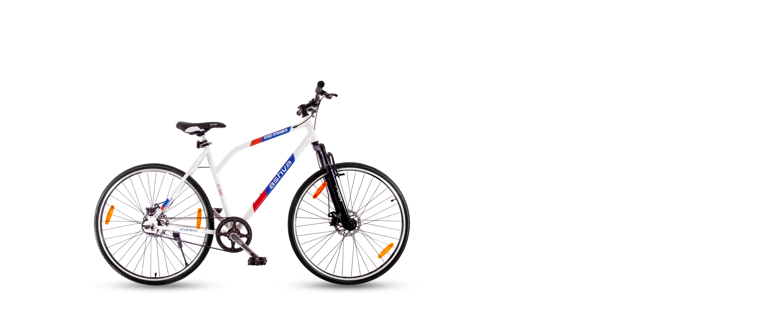 Ashva belt drive chainless bicycle desktop banner